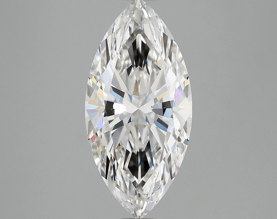 2.53 Carat Marquise Shaped Excellent Cut VVS2 IGI Certified Lab Grown Diamond
