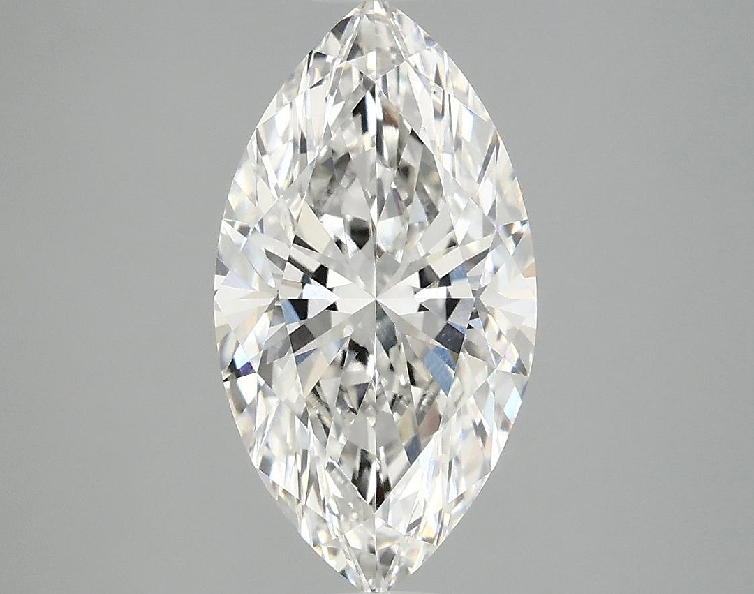 2.52 Carat Marquise Shaped Excellent Cut VVS2 IGI Certified Lab Grown Diamond
