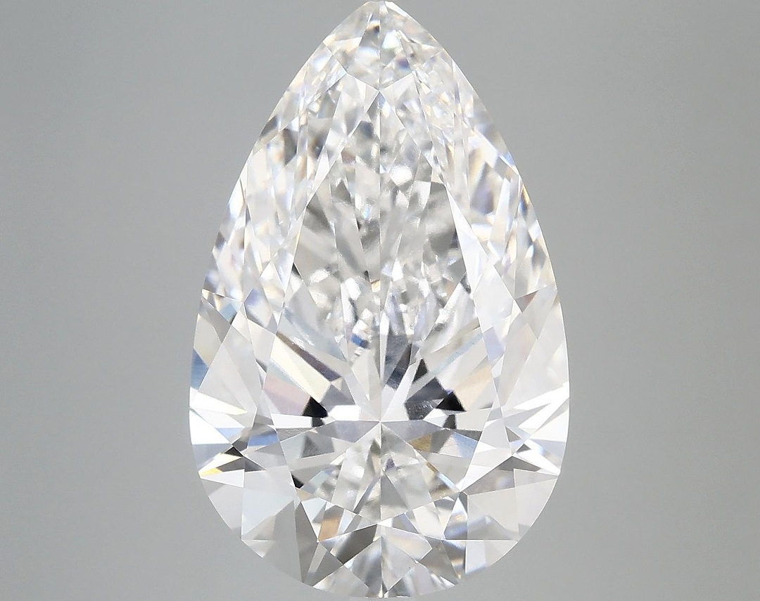 6.74 Carat Pear Shaped Ideal Cut VVS2 IGI Certified Lab Grown Diamond