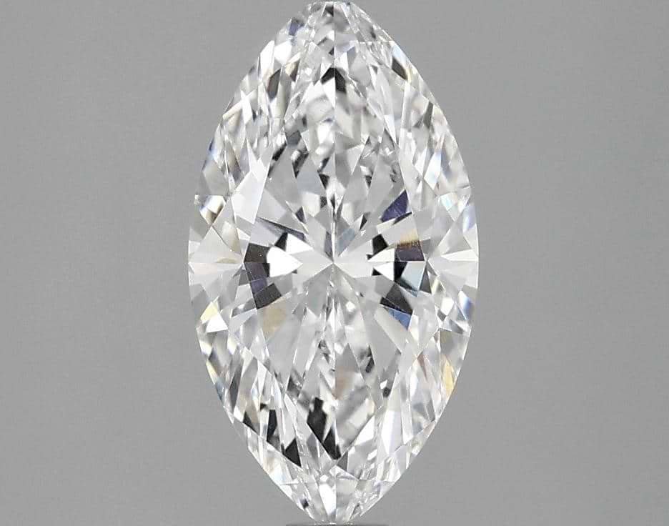 1.5 Carat Marquise Shaped Excellent Cut VVS2 IGI Certified Lab Grown Diamond