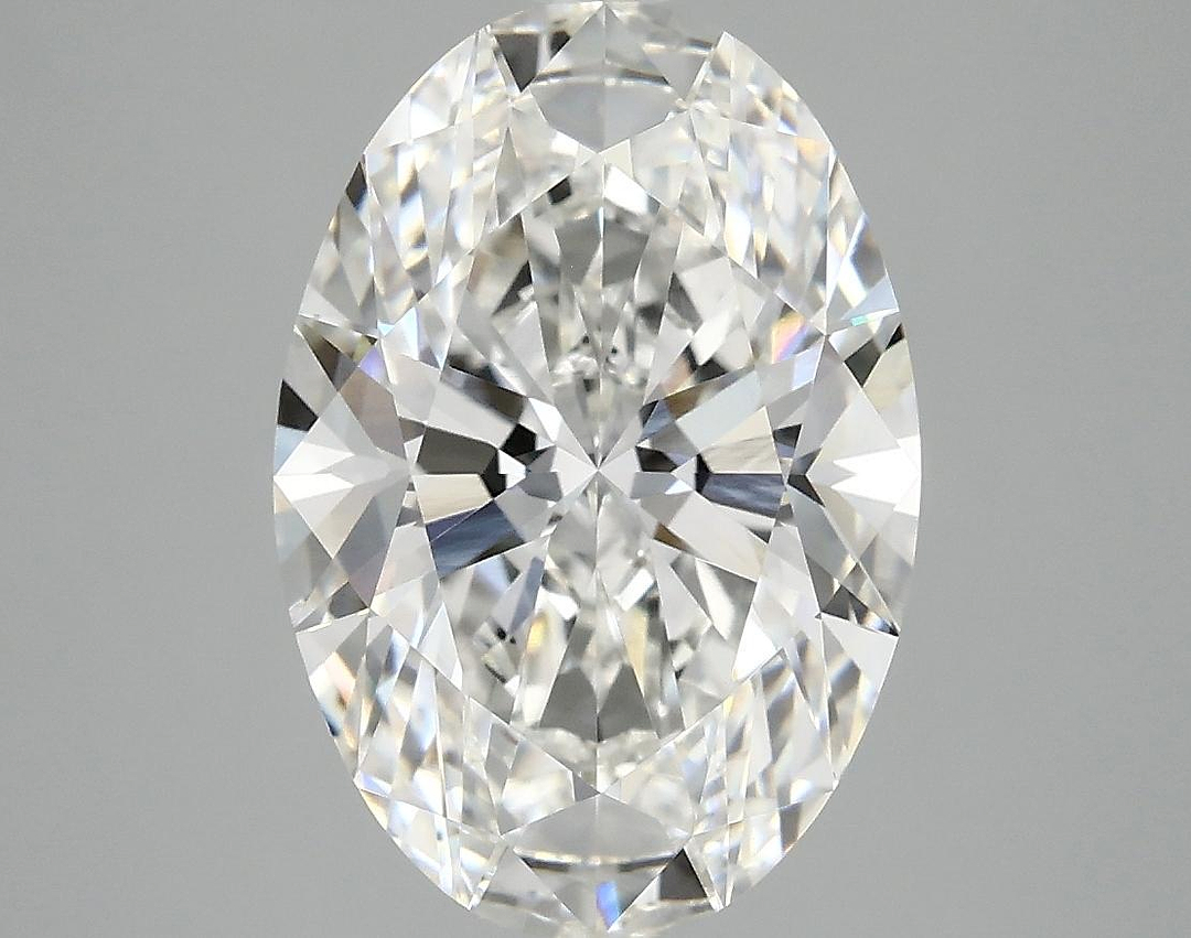 3.85 Carat Oval Shaped Ideal Cut VVS2 IGI Certified Lab Grown Diamond