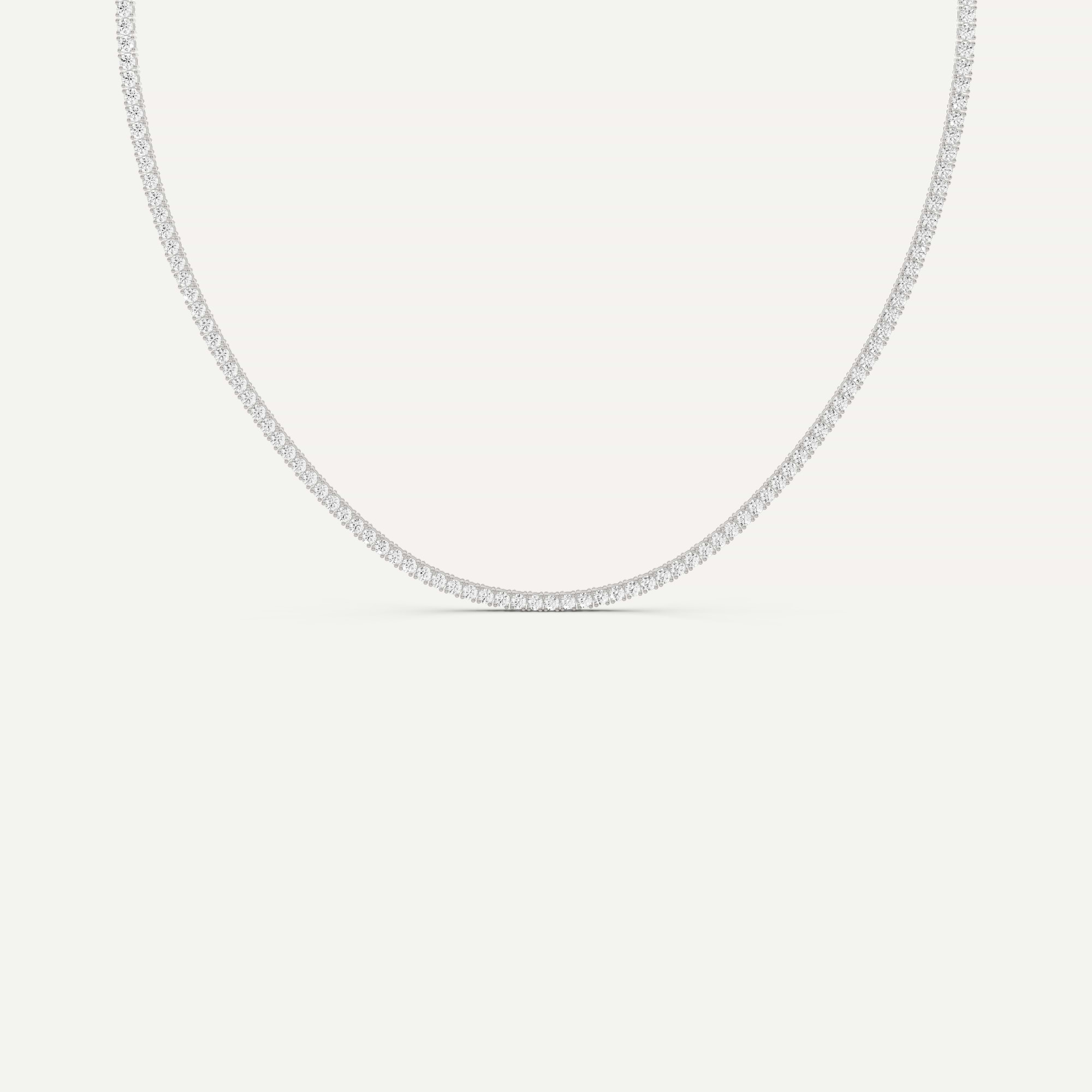 10 ctw Round Diamond Tennis Necklace
