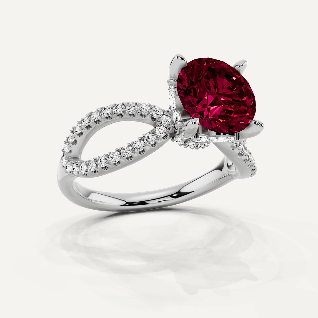 フラダンス Ruby Ring Pure Essence Ruby Ring – lushstonez