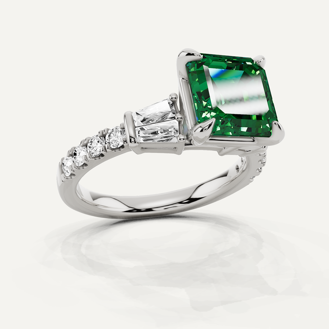 _roll_image@SKU:R6517-LGEA04000004W #metal_14k-white-gold+origin_lab-created