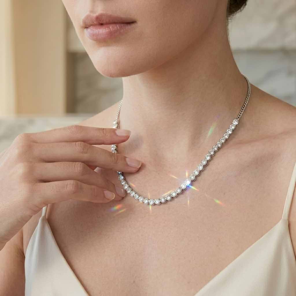 _roll_image@SKU:N7728-LADR0500000DW-18 #metal_silver+origin_lab-grown+necklace-length-inches_18