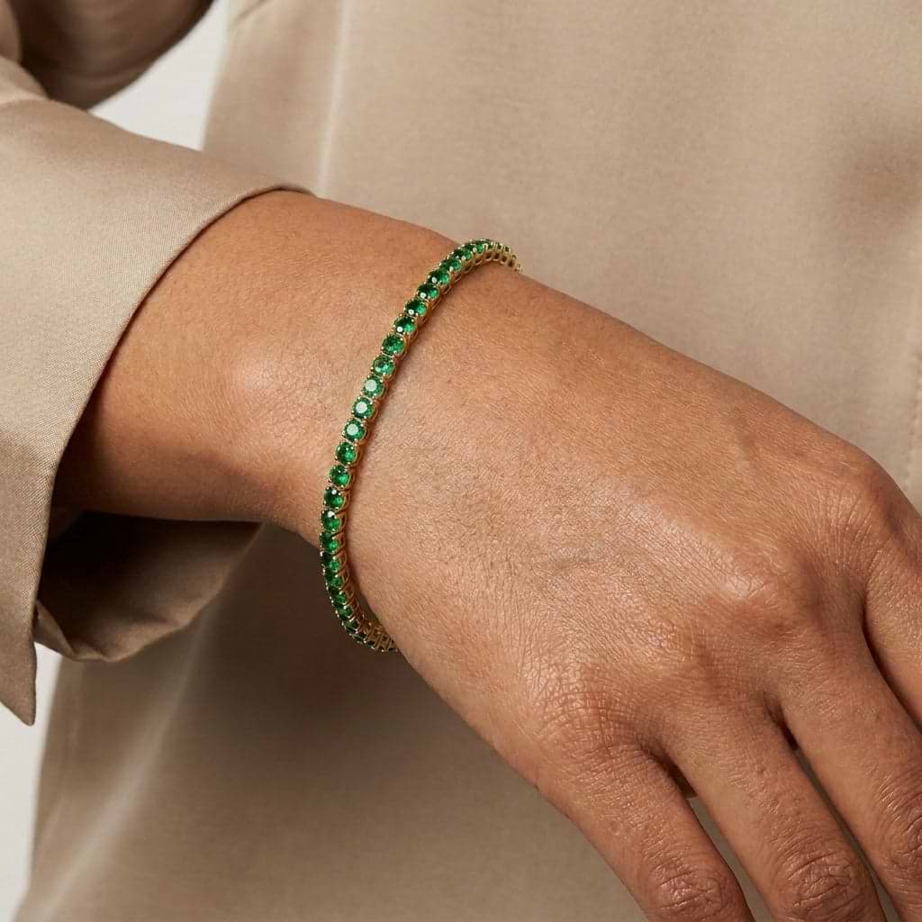 _roll_image@SKU:B2412-EMDR03000004Y #metal_silver-with-gold-vermeil+origin_lab-grown+bracelet-length-inches_7