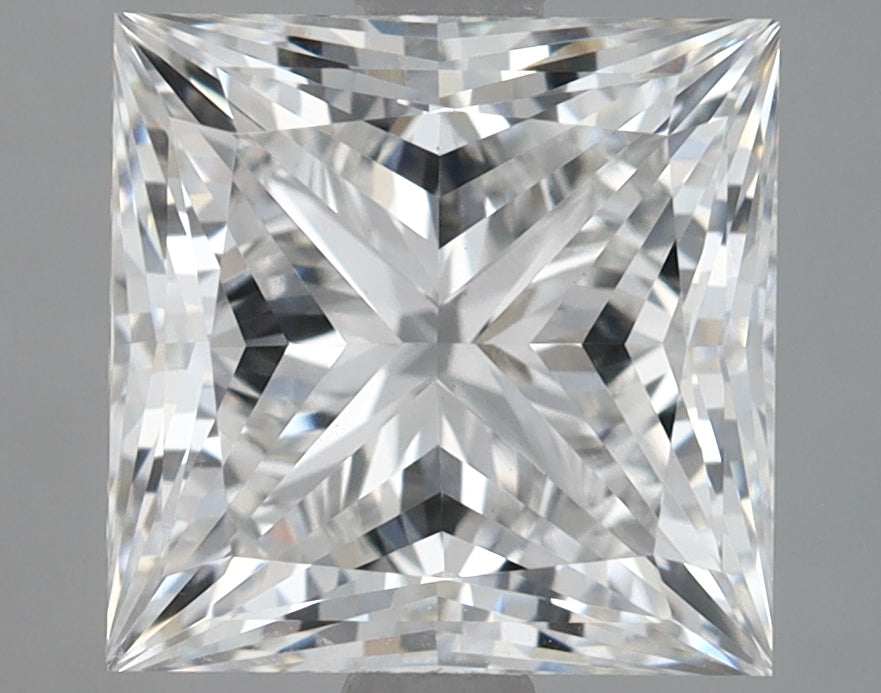 2.72 Carat Princess Shaped Ideal Cut VS1 IGI Certified Lab Grown Diamond