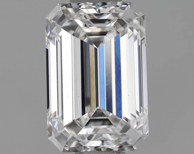 0.71 Carat Emerald Shaped Ideal Cut VS1 IGI Certified Lab Grown Diamond