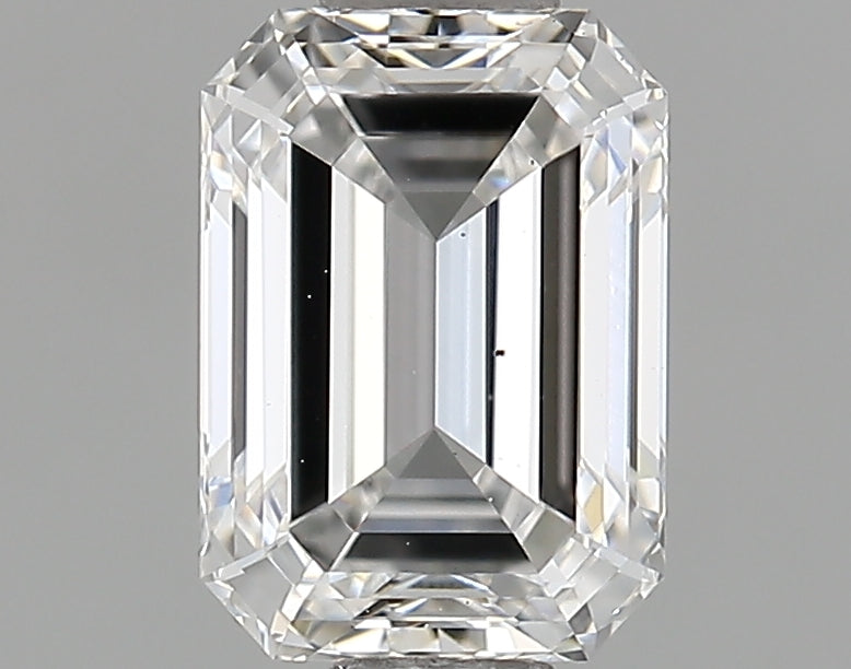 0.84 Carat Emerald Shaped Ideal Cut VS2 IGI Certified Lab Grown Diamond