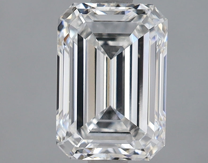 1.69 Carat Emerald Shaped Ideal Cut Vvs2 Igi Certified Lab Grown Diamond
