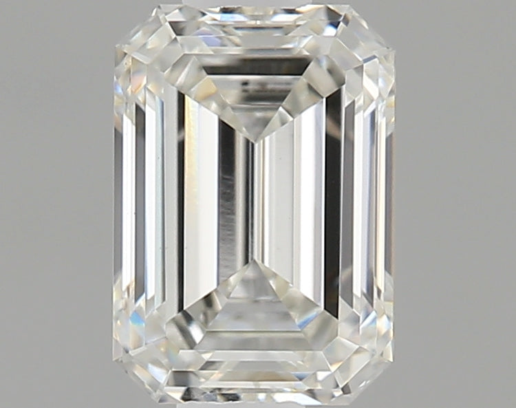 0.73 Carat Emerald Shaped Ideal Cut VVS2 IGI Certified Lab Grown Diamond