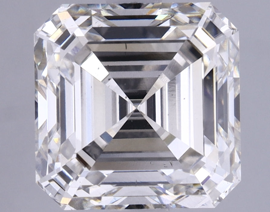 2.59 Carat Asscher Shaped Excellent Cut VS2 IGI Certified Lab Grown Diamond