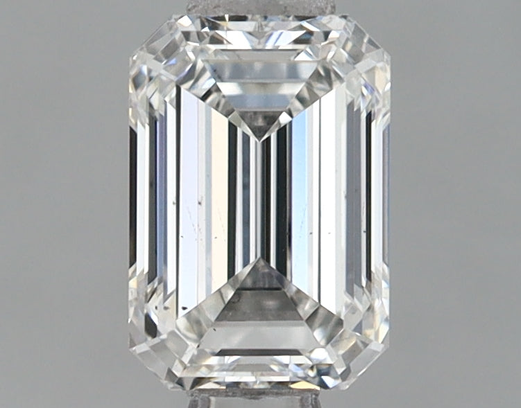 0.81 Carat Emerald Shaped Ideal Cut VS2 IGI Certified Lab Grown Diamond