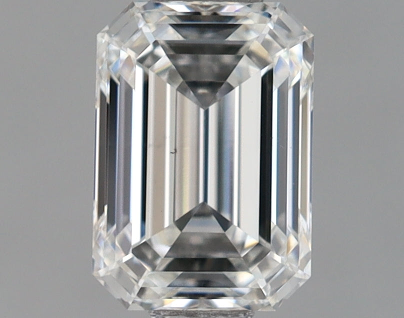 0.89 Carat Emerald Shaped Ideal Cut VS1 IGI Certified Lab Grown Diamond
