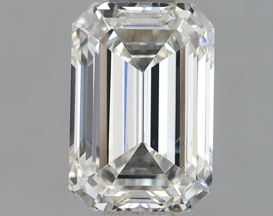 1.33 Carat Emerald Shaped Ideal Cut VVS2 IGI Certified Lab Grown Diamond