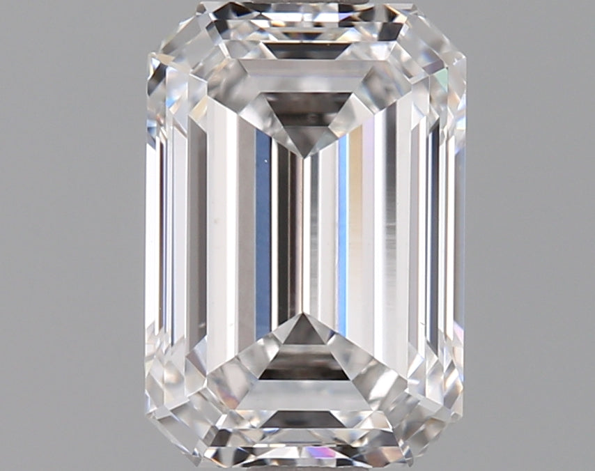 1.44 Carat Emerald Shaped Ideal Cut VS1 IGI Certified Lab Grown Diamond