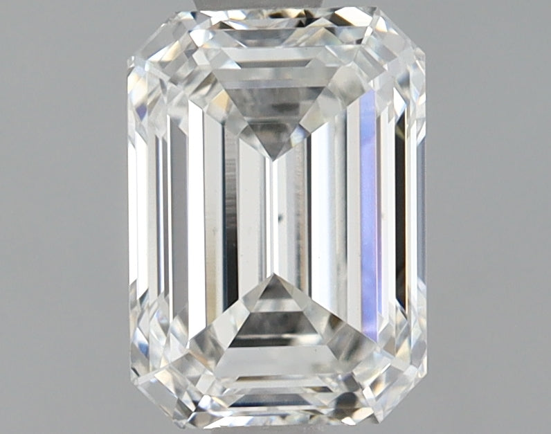 1.24 Carat Emerald Shaped Ideal Cut VVS2 IGI Certified Lab Grown Diamond