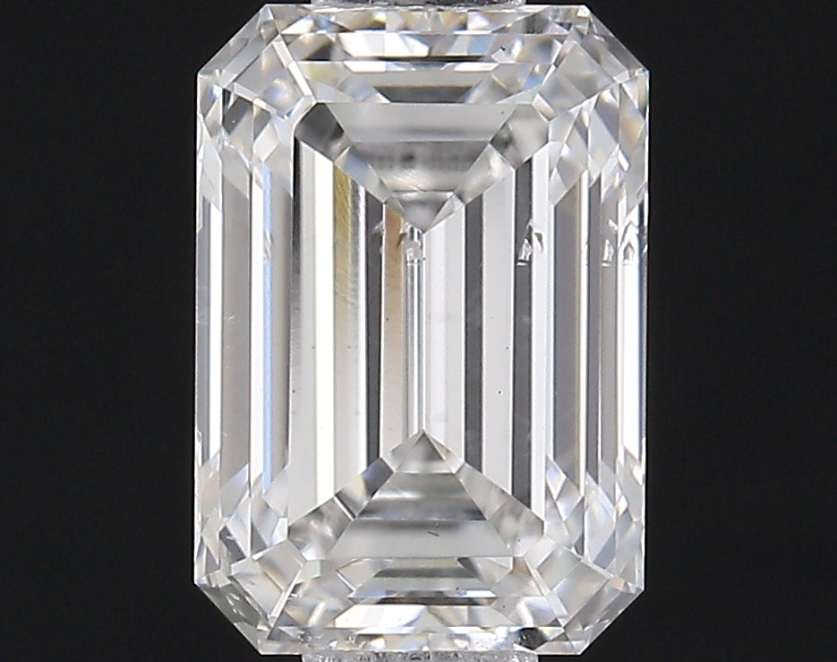 0.99 Carat Emerald Shaped Ideal Cut SI1 IGI Certified Lab Grown Diamond