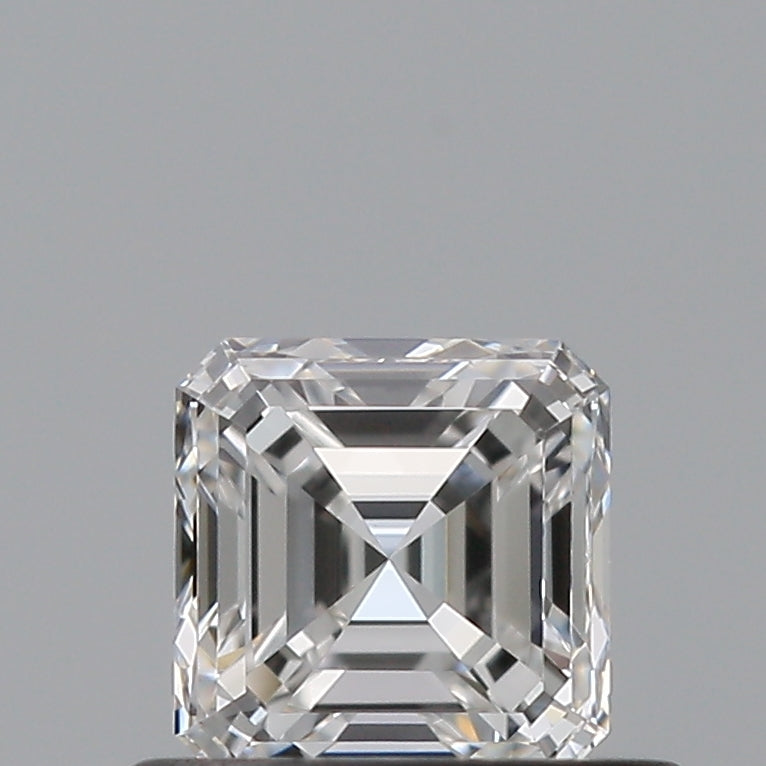 0.50 Carat Asscher Shaped Ideal Cut Vvs1 Gia Certified Natural Diamond