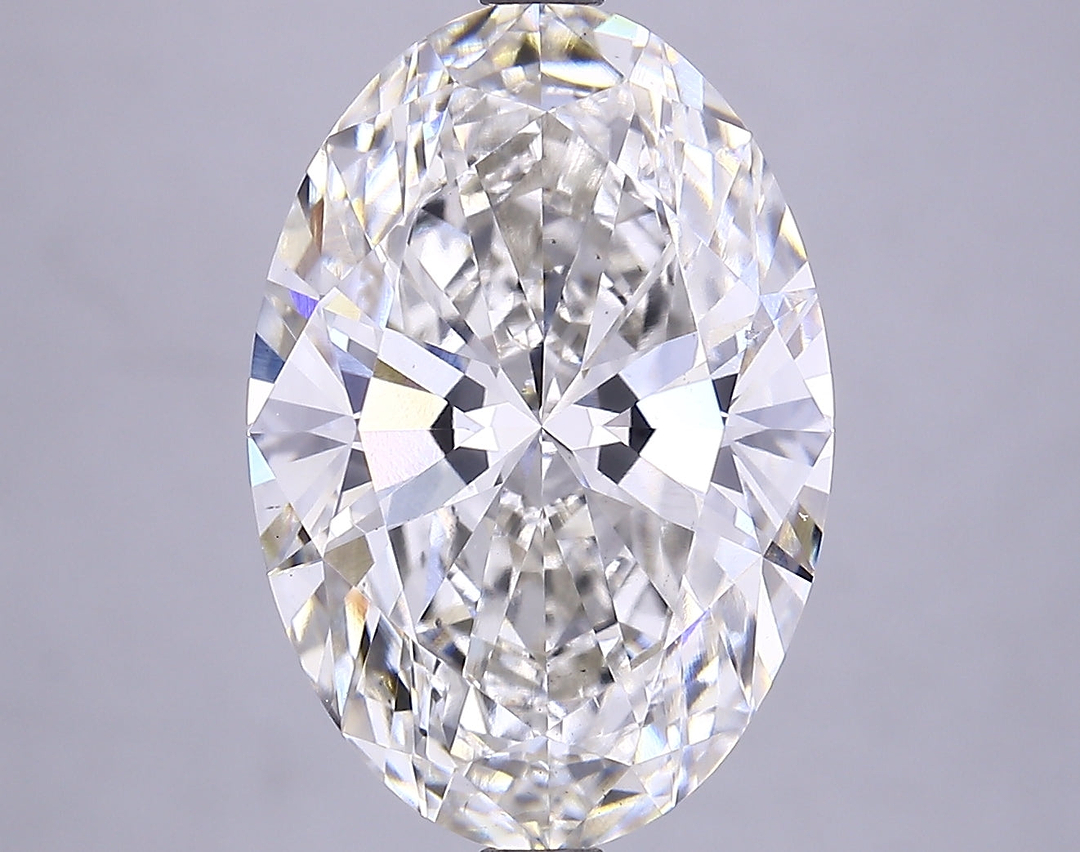 6.12 Carat Oval Shaped Ideal Cut VS2 IGI Certified Lab Grown Diamond