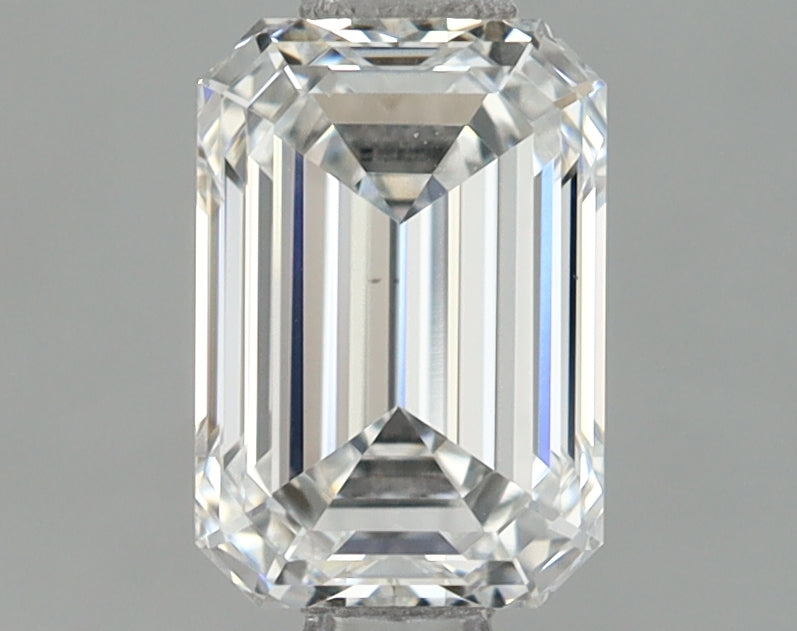 1.07 Carat Emerald Shaped Ideal Cut VVS2 IGI Certified Lab Grown Diamond