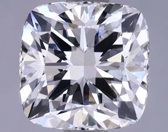 1.74 Carat Cushion Shaped Ideal Cut VVS2 IGI Certified Lab Grown Diamond
