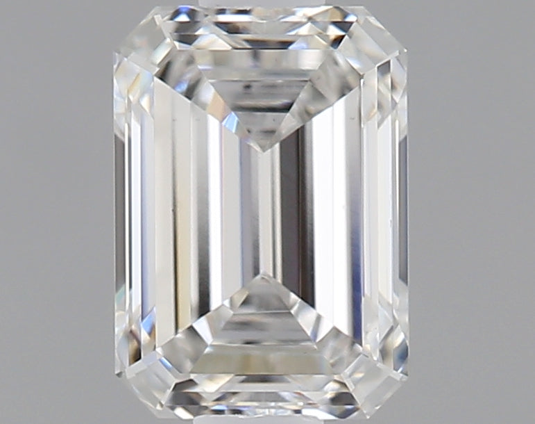 0.81 Carat Emerald Shaped Ideal Cut VVS2 IGI Certified Lab Grown Diamond