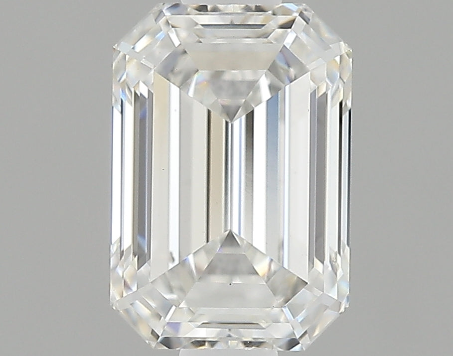 0.85 Carat Emerald Shaped Ideal Cut VVS2 IGI Certified Lab Grown Diamond