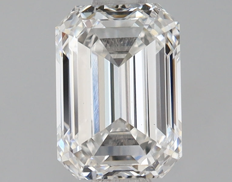 1.2 Carat Emerald Shaped Ideal Cut VVS2 IGI Certified Lab Grown Diamond