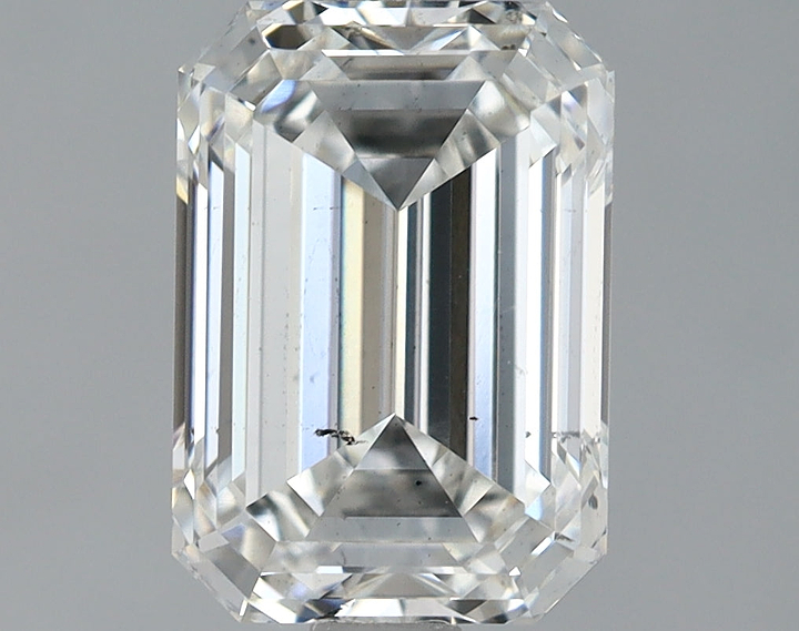 1.66 Carat Emerald Shaped Ideal Cut Si1 Igi Certified Lab Grown Diamond