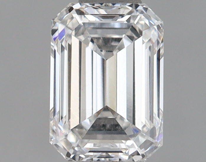 0.73 Carat Emerald Shaped Ideal Cut VVS2 IGI Certified Lab Grown Diamond