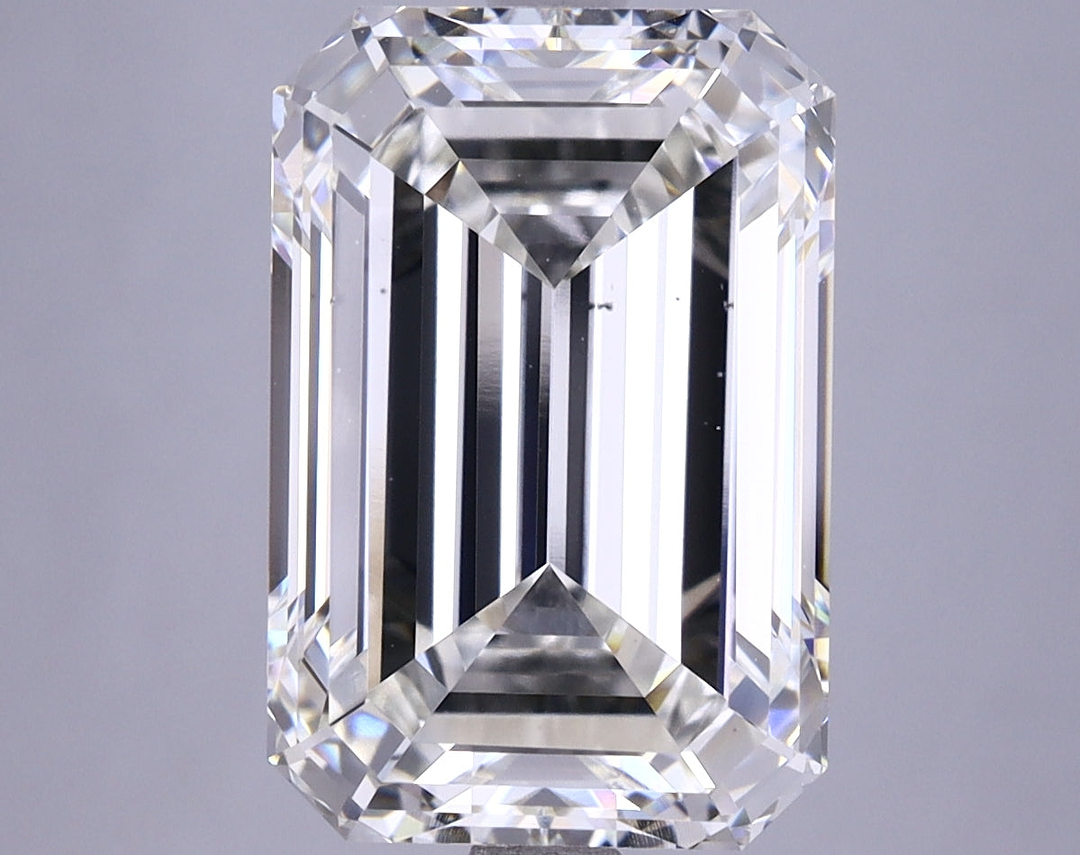 6.02 Carat Emerald Shaped Excellent Cut VS1 IGI Certified Lab Grown Diamond