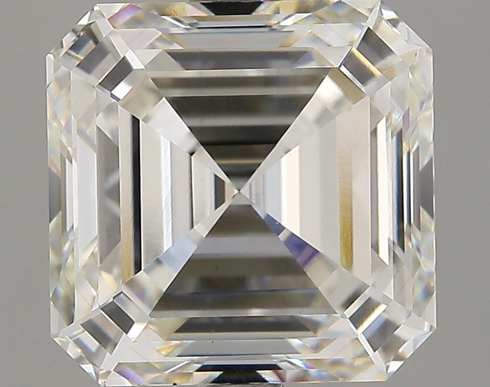 4.21 Carat Asscher Shaped Ideal Cut VS1 IGI Certified Lab Grown Diamond
