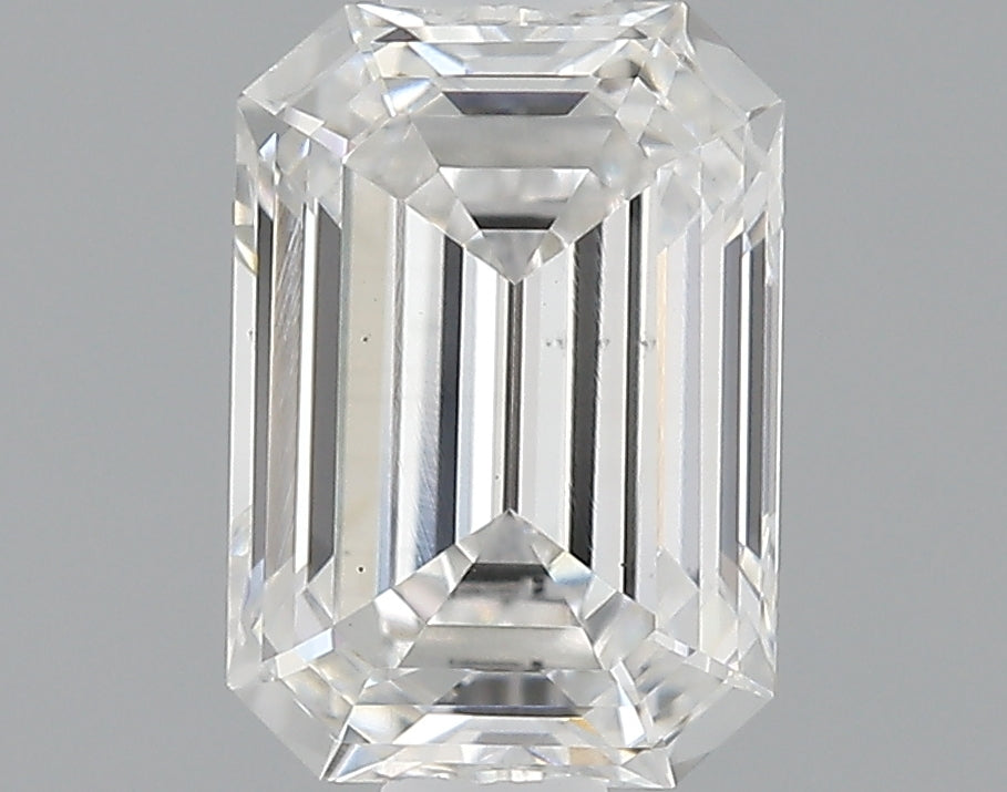 0.72 Carat Emerald Shaped Very Good Cut VS2 IGI Certified Lab Grown Diamond