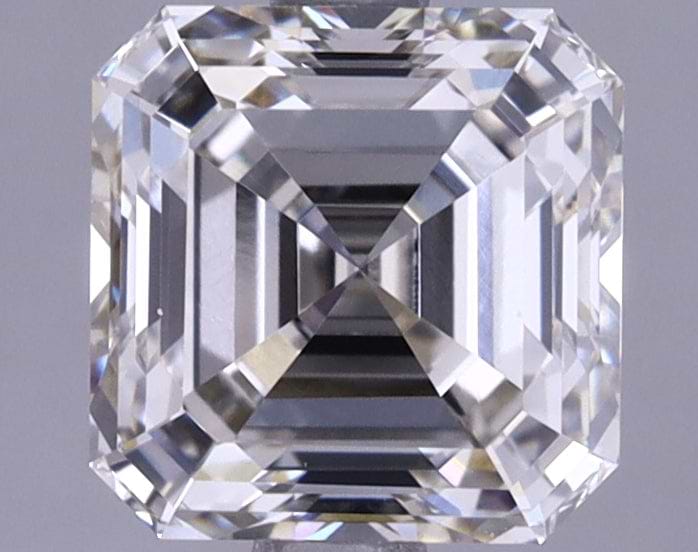 1.6 Carat Asscher Shaped Ideal Cut VVS2 IGI Certified Lab Grown Diamond
