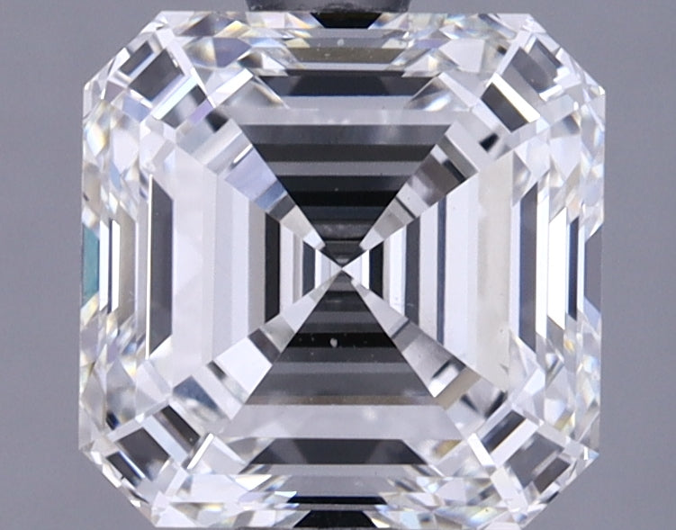 1.82 Carat Asscher Shaped Ideal Cut VS2 IGI Certified Lab Grown Diamond
