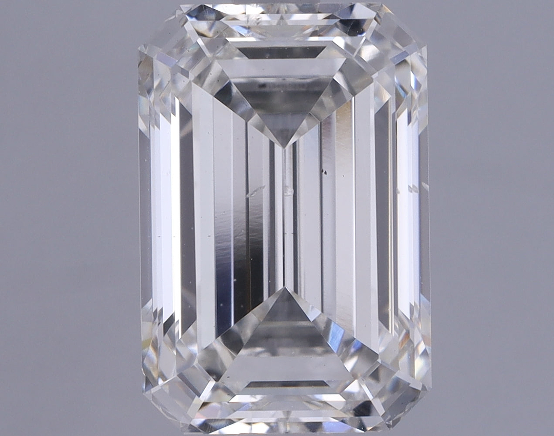 2.91 Carat Emerald Shaped Ideal Cut SI1 IGI Certified Lab Grown Diamond