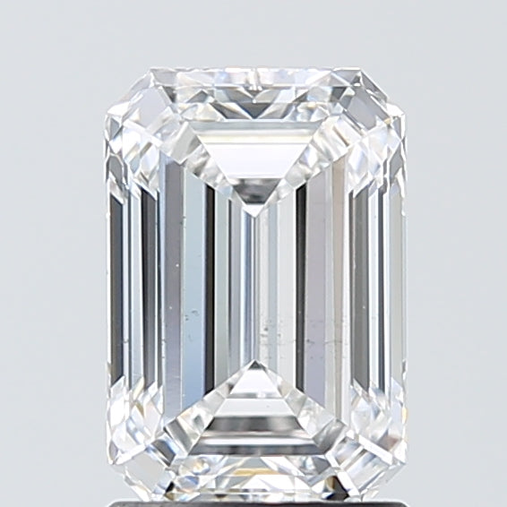1.61 Carat Emerald Shaped Ideal Cut Vs2 Igi Certified Lab Grown Diamond