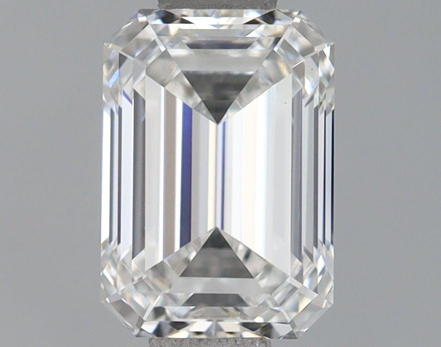 0.93 Carat Emerald Shaped Ideal Cut VVS2 IGI Certified Lab Grown Diamond