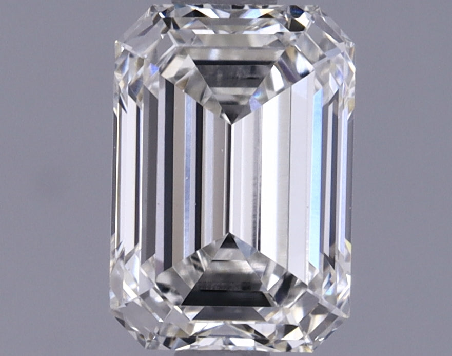 1.12 Carat Emerald Shaped Ideal Cut VVS2 IGI Certified Lab Grown Diamond