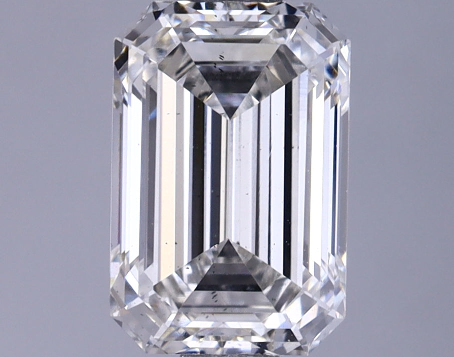 1.34 Carat Emerald Shaped Excellent Cut VS2 IGI Certified Lab Grown Diamond