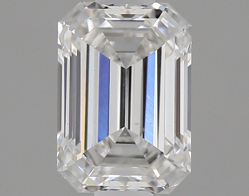 0.85 Carat Emerald Shaped Ideal Cut VVS2 IGI Certified Lab Grown Diamond