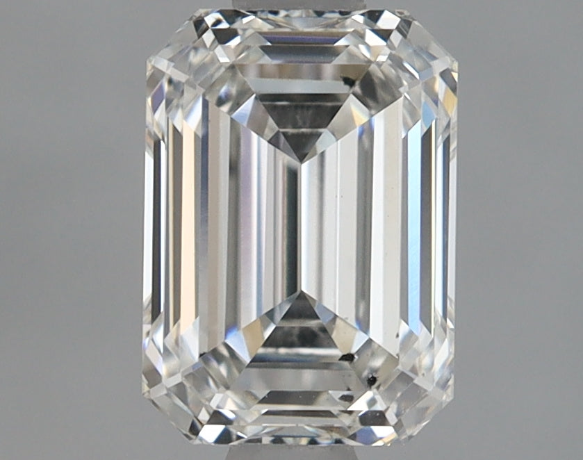 1.32 Carat Emerald Shaped Ideal Cut SI1 IGI Certified Lab Grown Diamond