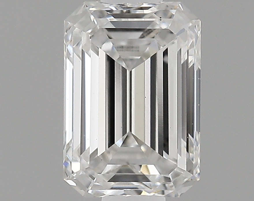 0.72 Carat Emerald Shaped Ideal Cut VS1 IGI Certified Lab Grown Diamond