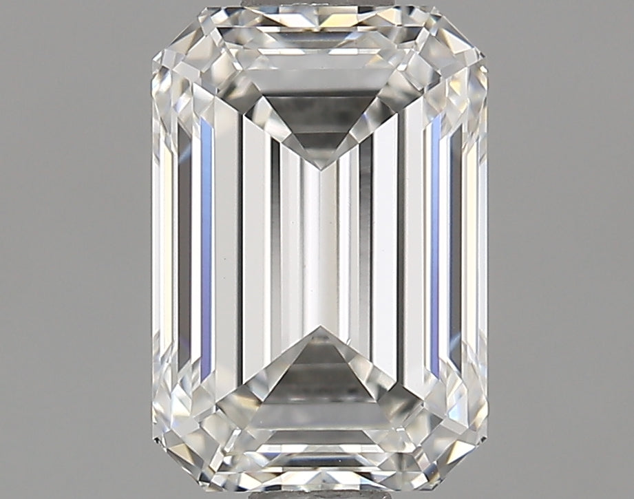 1.35 Carat Emerald Shaped Ideal Cut VVS2 IGI Certified Lab Grown Diamond