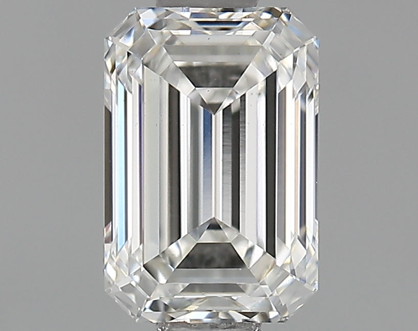 0.85 Carat Emerald Shaped Ideal Cut VS1 IGI Certified Lab Grown Diamond