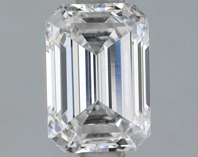 0.88 Carat Emerald Shaped Ideal Cut VS1 IGI Certified Lab Grown Diamond