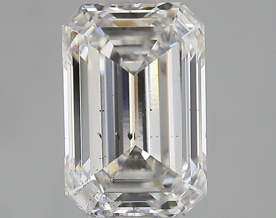 1.44 Carat Emerald Shaped Excellent Cut SI1 IGI Certified Lab Grown Diamond