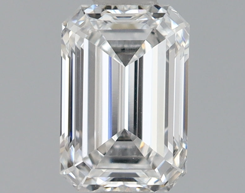 0.72 Carat Emerald Shaped Ideal Cut VVS2 IGI Certified Lab Grown Diamond