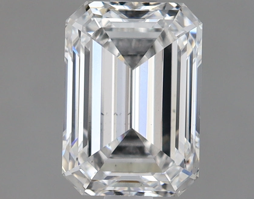 1.56 Carat Emerald Shaped Ideal Cut SI1 IGI Certified Lab Grown Diamond